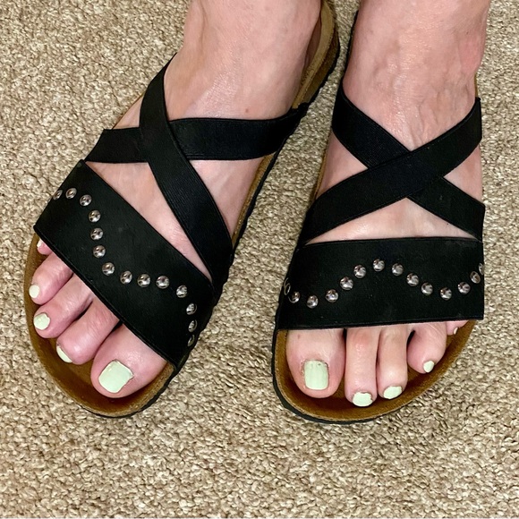 Birkenstock Papillio Black Elastic Sandals - Picture 6 of 6